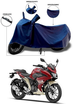 ANTHUB Waterproof Two Wheeler Cover for Yamaha(Fazer, Blue)