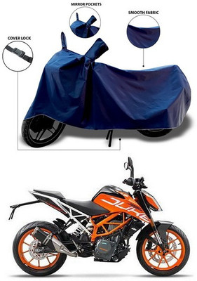 ANTHUB Waterproof Two Wheeler Cover for KTM(Duke 390, Blue)