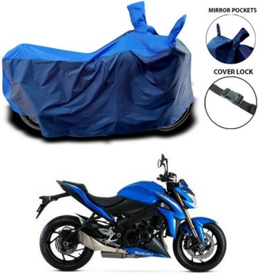 SEBONGO Waterproof Two Wheeler Cover for Suzuki(GSX, Blue)