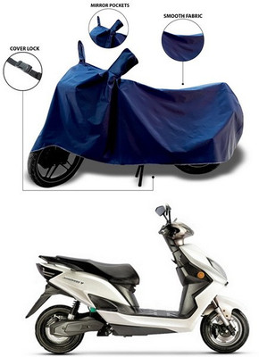 SEBOMGO Waterproof Two Wheeler Cover for Evolet(Derby, Blue)