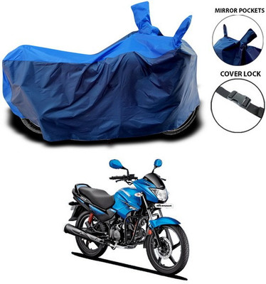 ANTHUB Waterproof Two Wheeler Cover for Hero(Glamour Programmed FI, Blue)