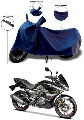 SEBONGO Waterproof Two Wheeler Cover for Hero(Xtreme 200S, Blue)