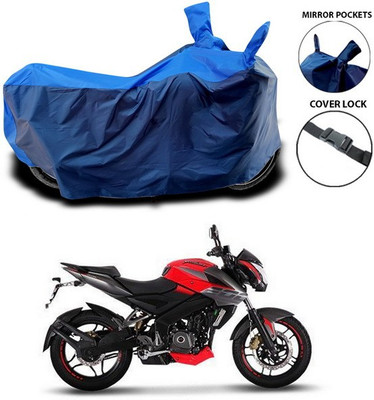 ANTHUB Waterproof Two Wheeler Cover for Bajaj(Pulsar 200 NS DTS-i, Blue)