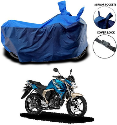 ANTHUB Waterproof Two Wheeler Cover for Yamaha(FZ, Blue)