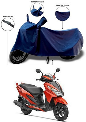 SEBONGO Waterproof Two Wheeler Cover for Honda(Grazia, Blue)