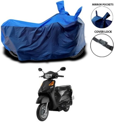 SEBONGO Waterproof Two Wheeler Cover for Indus(Yo EXL, Blue)