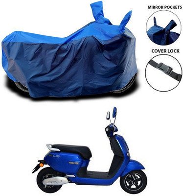 ANTHUB Waterproof Two Wheeler Cover for Okinawa(Lite, Blue)