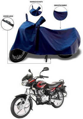 SEBONGO Waterproof Two Wheeler Cover for Bajaj(Discover 125 DTS-i, Blue)