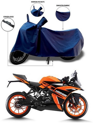 SEBONGO Waterproof Two Wheeler Cover for KTM(Blue)