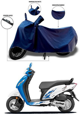 SEBONGO Waterproof Two Wheeler Cover for Honda(Activa i, Blue)