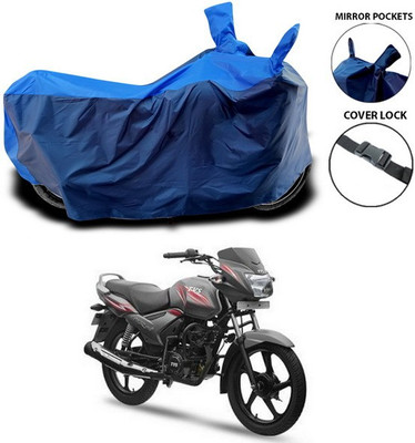 ANTHUB Waterproof Two Wheeler Cover for TVS(Star City Plus, Blue)