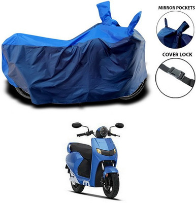 SEBONGO Waterproof Two Wheeler Cover for 22Motors(Blue)