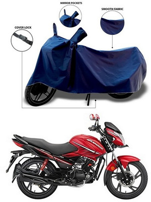 ANTHUB Waterproof Two Wheeler Cover for Hero(Glamour i3s, Blue)