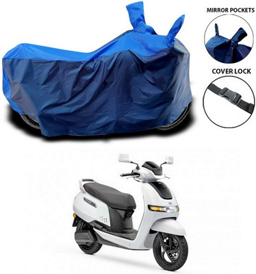 ANTHUB Waterproof Two Wheeler Cover for TVS(Blue)