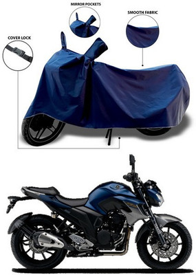 ANTHUB Waterproof Two Wheeler Cover for Yamaha(FZ S V3.0 FI, Blue)