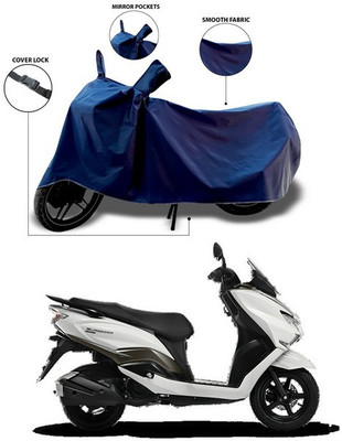 ANTHUB Waterproof Two Wheeler Cover for Suzuki(Burgman Street, Blue)