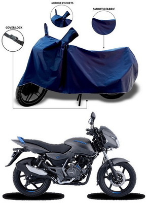 ANTHUB Waterproof Two Wheeler Cover for Bajaj(Pulsar 125, Blue)