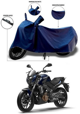 SEBONGO Waterproof Two Wheeler Cover for Bajaj(Dominar, Blue)