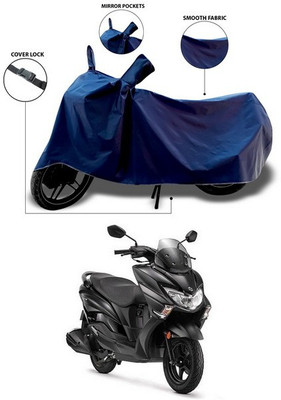 SEBONGO Waterproof Two Wheeler Cover for Suzuki(Burgman Street, Blue)