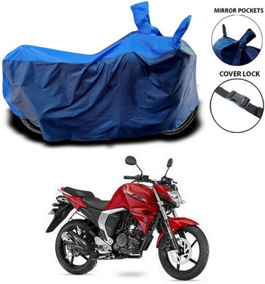 ANTHUB Waterproof Two Wheeler Cover for Yamaha(FZ, Blue)