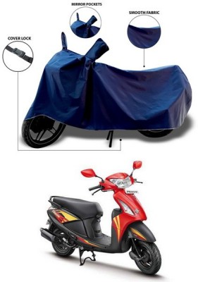 ANTHUB Waterproof Two Wheeler Cover for Hero(Pleasure, Blue)