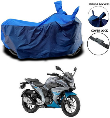 SEBONGO Waterproof Two Wheeler Cover for Yamaha(Fazer, Blue)