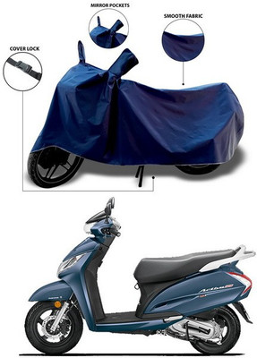 SEBONGO Waterproof Two Wheeler Cover for Honda(Activa 125, Blue)