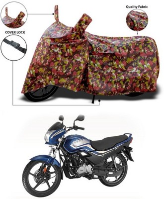 SEBONGO Waterproof Two Wheeler Cover for Hero(Super Splendor, Multicolor)