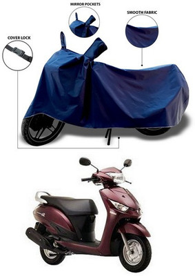 ANTHUB Waterproof Two Wheeler Cover for Yamaha(Alpha, Blue)