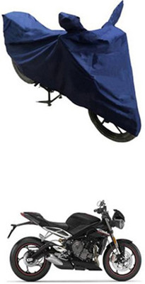 Z Tech Two Wheeler Cover for Triumph(Blue)