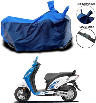 SEBONGO Waterproof Two Wheeler Cover for Honda(Activa i, Blue)