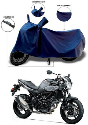 SEBONGO Waterproof Two Wheeler Cover for Suzuki(Blue)