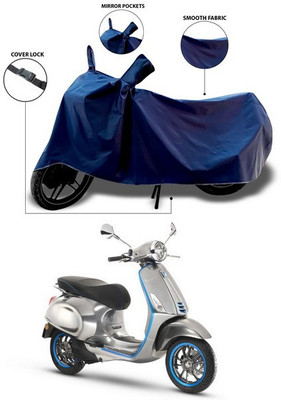 APNEK Waterproof Two Wheeler Cover for Vespa(Electric, Blue)