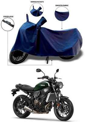 ANTHUB Waterproof Two Wheeler Cover for Yamaha(Blue)