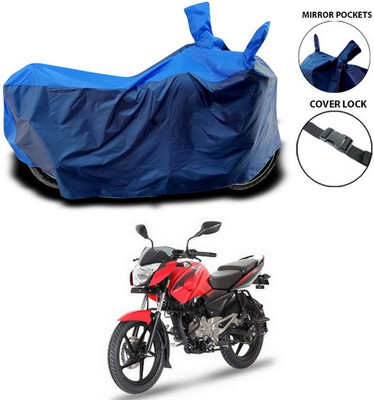 SEBONGO Waterproof Two Wheeler Cover for Bajaj(Pulsar 135 LS DTS-i, Blue)
