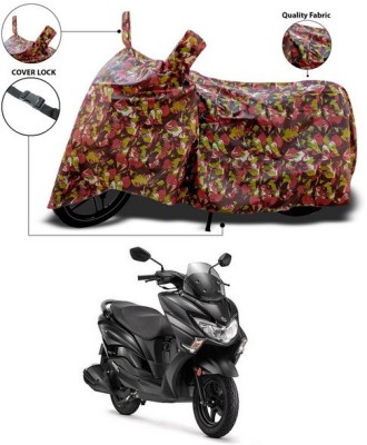 SEBONGO Waterproof Two Wheeler Cover for Suzuki(Burgman Street, Multicolor)