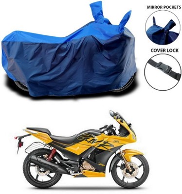 ANTHUB Waterproof Two Wheeler Cover for Hero(Karizma ZMR, Blue)