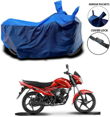 ANTHUB Two Wheeler Cover for Suzuki(Hayate EP, Blue)