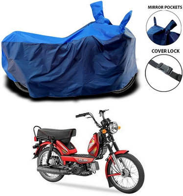 ANTHUB Waterproof Two Wheeler Cover for TVS(Heavy Duty Super XL, Blue)