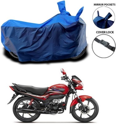 ANTHUB Waterproof Two Wheeler Cover for Hero(Passion Pro TR, Blue)