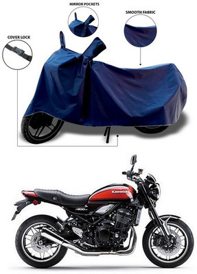 SEBONGO Waterproof Two Wheeler Cover for Kawasaki(Blue)