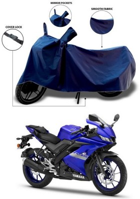 ANTHUB Waterproof Two Wheeler Cover for Yamaha(YZF R15 S, Blue)