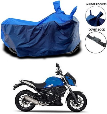 ANTHUB Waterproof Two Wheeler Cover for Mahindra(Mojo, Blue)