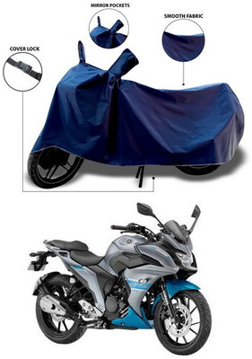 SEBONGO Waterproof Two Wheeler Cover for Yamaha(Fazer, Blue)