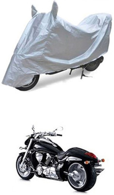 YOGE Two Wheeler Cover for Suzuki(Silver)
