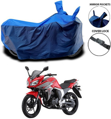 SEBONGO Waterproof Two Wheeler Cover for Yamaha(Fazer, Blue)