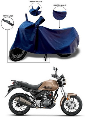 SEBONGO Waterproof Two Wheeler Cover for Hero(Xpulse 200T, Blue)