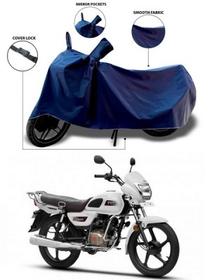 ANTHUB Waterproof Two Wheeler Cover for TVS(Radeon, Blue)