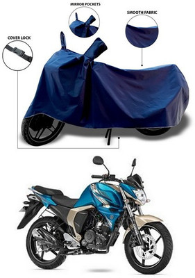 SEBONGO Waterproof Two Wheeler Cover for Yamaha(FZ-S FI, Blue)