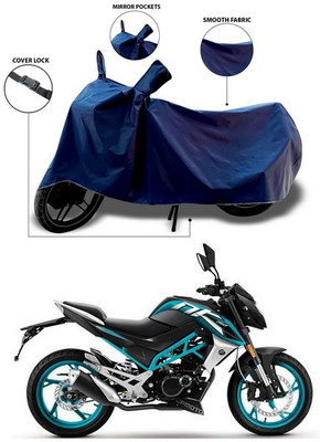 ANTHUB Waterproof Two Wheeler Cover for Universal For Bike(Blue)